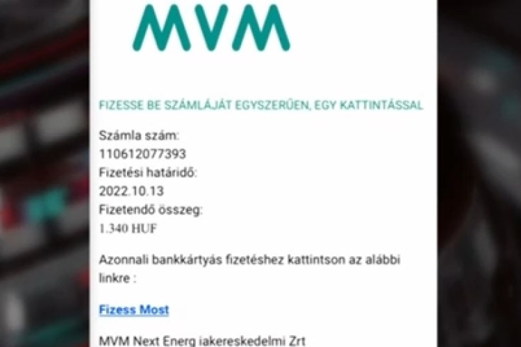 MVM Next: adathalász csalók ismét hamis gázszámla-értesítőket küldenek