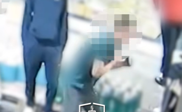 Agresszíven viselkedett egy csornai benzinkúton - Videó