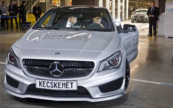 Dieter Zetsche: a Mercedes új CLA modellje lehet Magyarország legmenőbb exportcikke